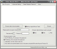 Video Password Setting Tool screenshot